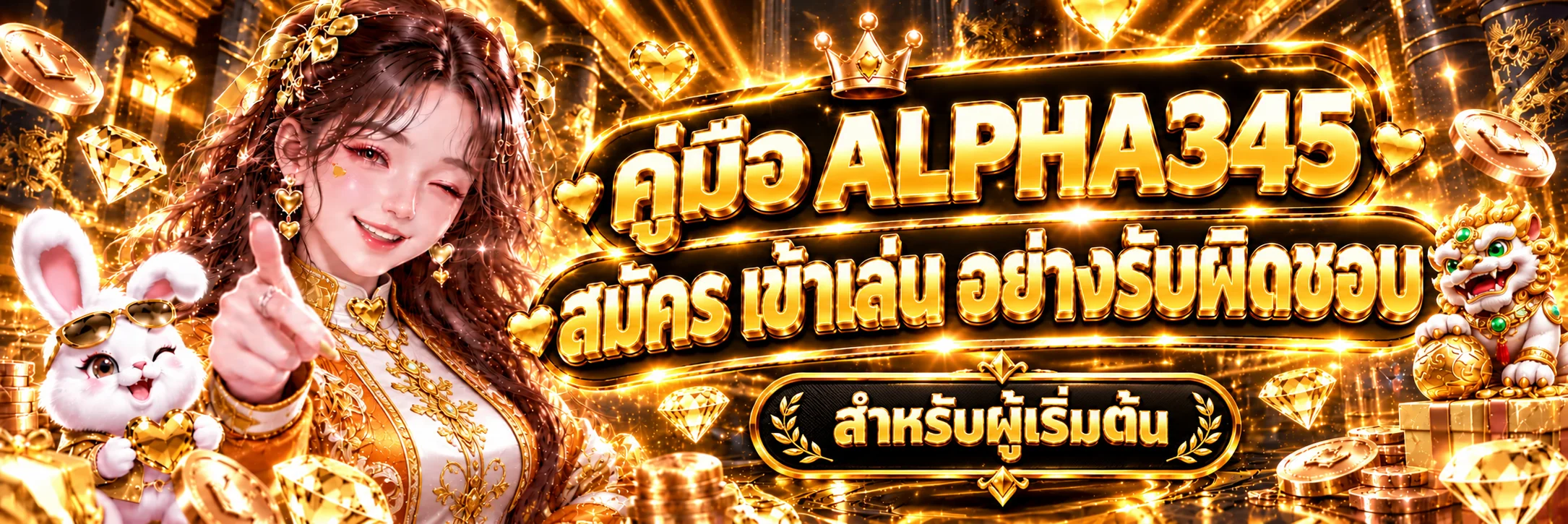 ALPHA345 | คู่มือสมัคร เข้าเล่น และคุมงบสำหรับมือใหม่